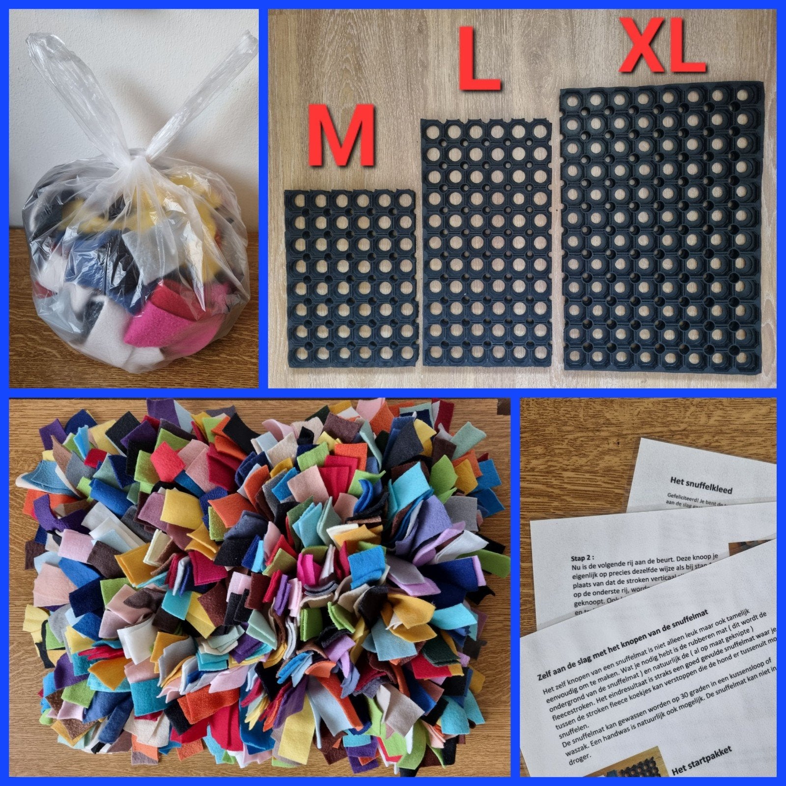 DIY snuffelmat pakketten in multi collour, Ophalen of Verzenden, Nieuw, Intelligentiespeelgoed, Overige merken