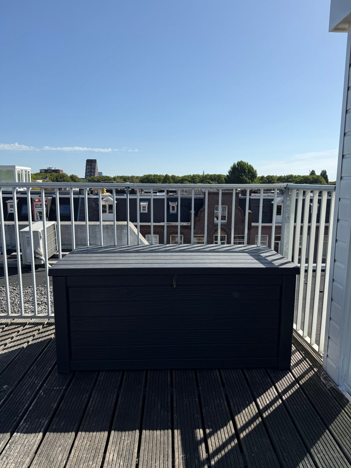 Keter Kussenbox antraciet 570L - Zo goed als nieuw, Tuin en Terras, Ophalen, Zo goed als nieuw, Kunststof, Overige typen