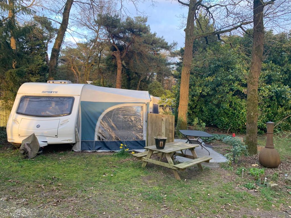 Walker Pioneer voortent zonder stokken, omloopmaat  870, Caravans en Kamperen, Tentaccessoires, Gebruikt, Ophalen