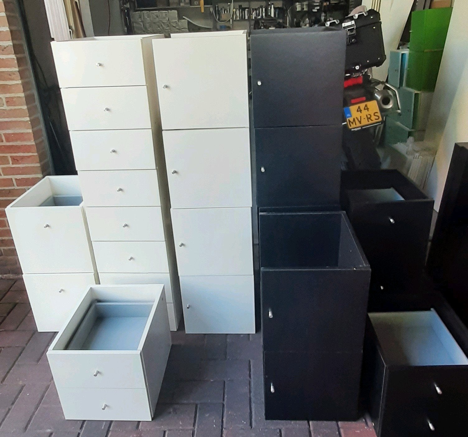 deurtjes en ladekasten voor ikea kallax Vakkenkast, Ophalen