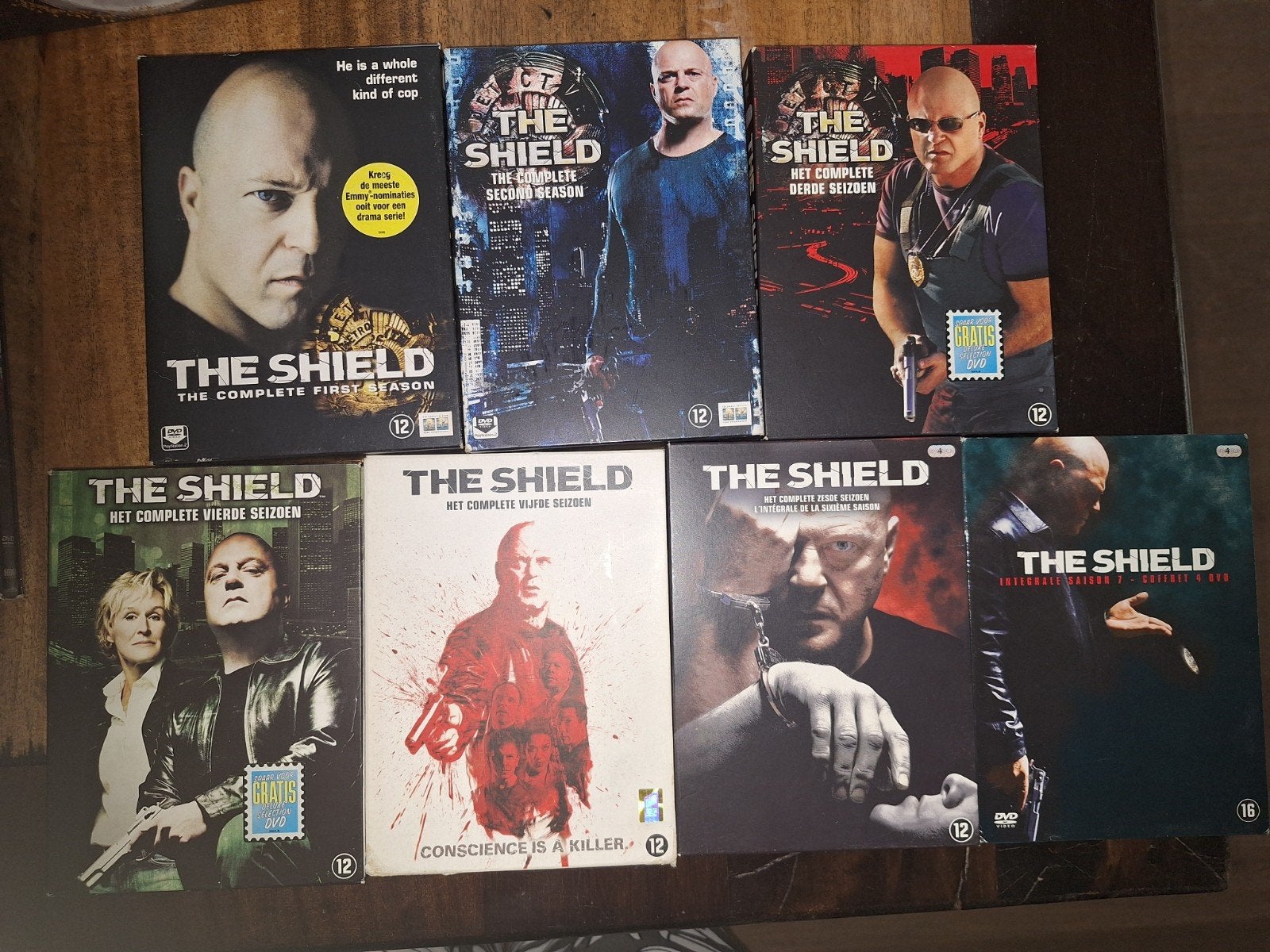 The Shield - Complete Serie DVD Boxen (Seizoen 1-7), Vanaf 16 jaar, Misdaad, Nederlands, Ophalen of Verzenden