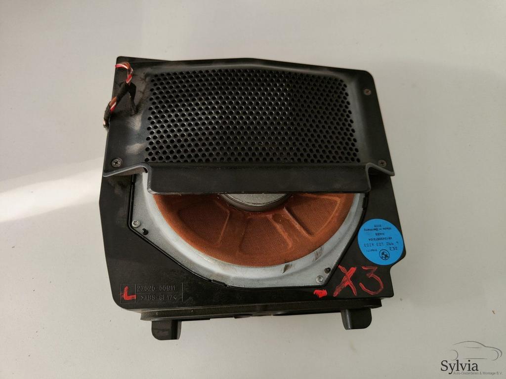Central Bass speaker links BMW X3 serie E83 +LCi  6990103, Auto diversen, Autoradio's, Ophalen of Verzenden