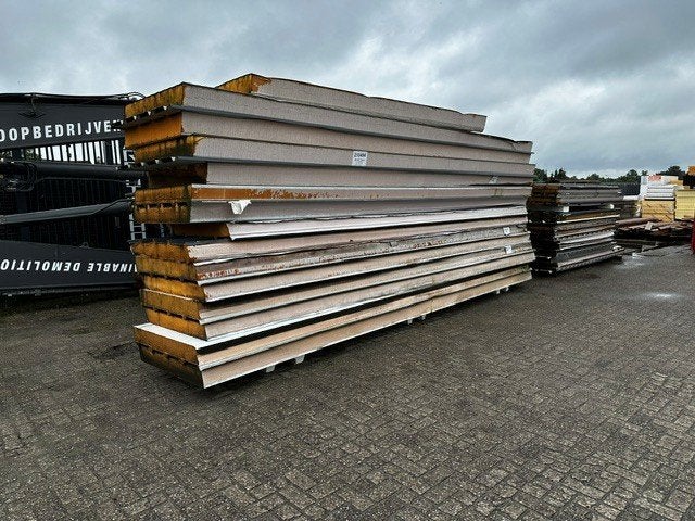 Sandwichpanelen B-keus diverse diktes en kleuren, Ophalen of Verzenden, Gebruikt, Overige materialen, 50 tot 100 mm