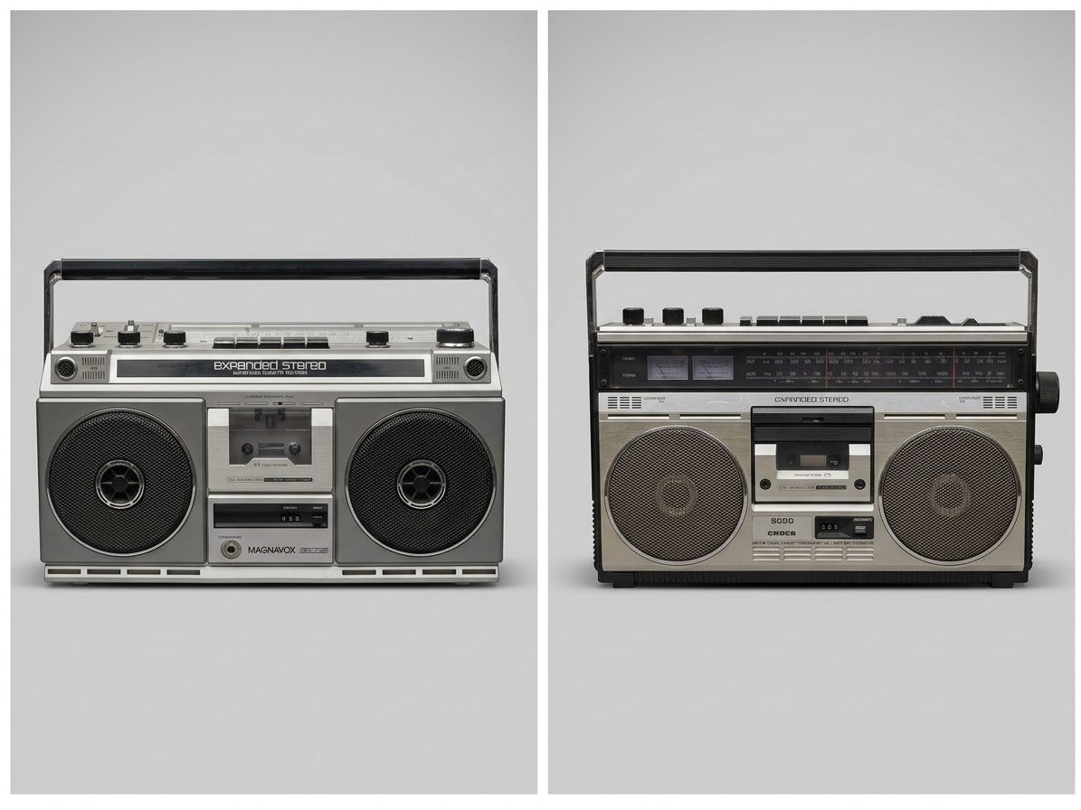 3 Vintage boombox draagbare radio’s, Ophalen of Verzenden, Zo goed als nieuw