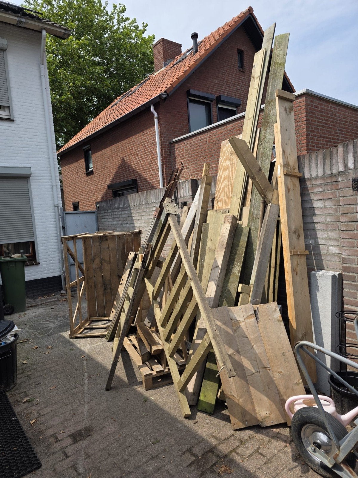 Gratis hout, Tuin en Terras, Minder dan 3 m³, Ophalen