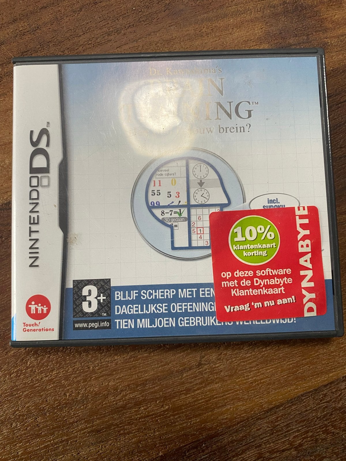 Dr. Kawashima's Brain Training - Nintendo DS (Compleet), Spelcomputers en Games, Puzzel en Educatief, 1 speler, Ophalen of Verzenden