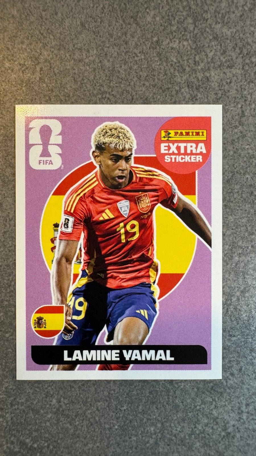 Lamine Yamal | WK2026 | Panini | Purple, Hobby en Vrije tijd, Stickers en Plaatjes, Ophalen of Verzenden, Zo goed als nieuw, Plaatje