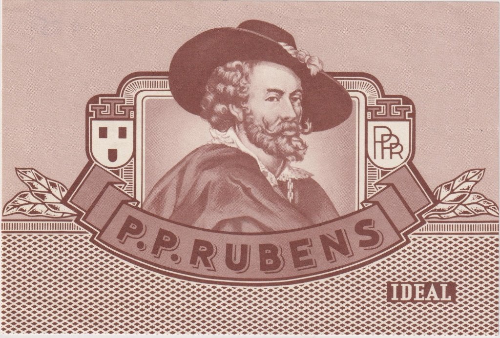 sigarenbanden - etiket - P.P. RUBENS, Ophalen of Verzenden, Zo goed als nieuw, Sigarenbandjes