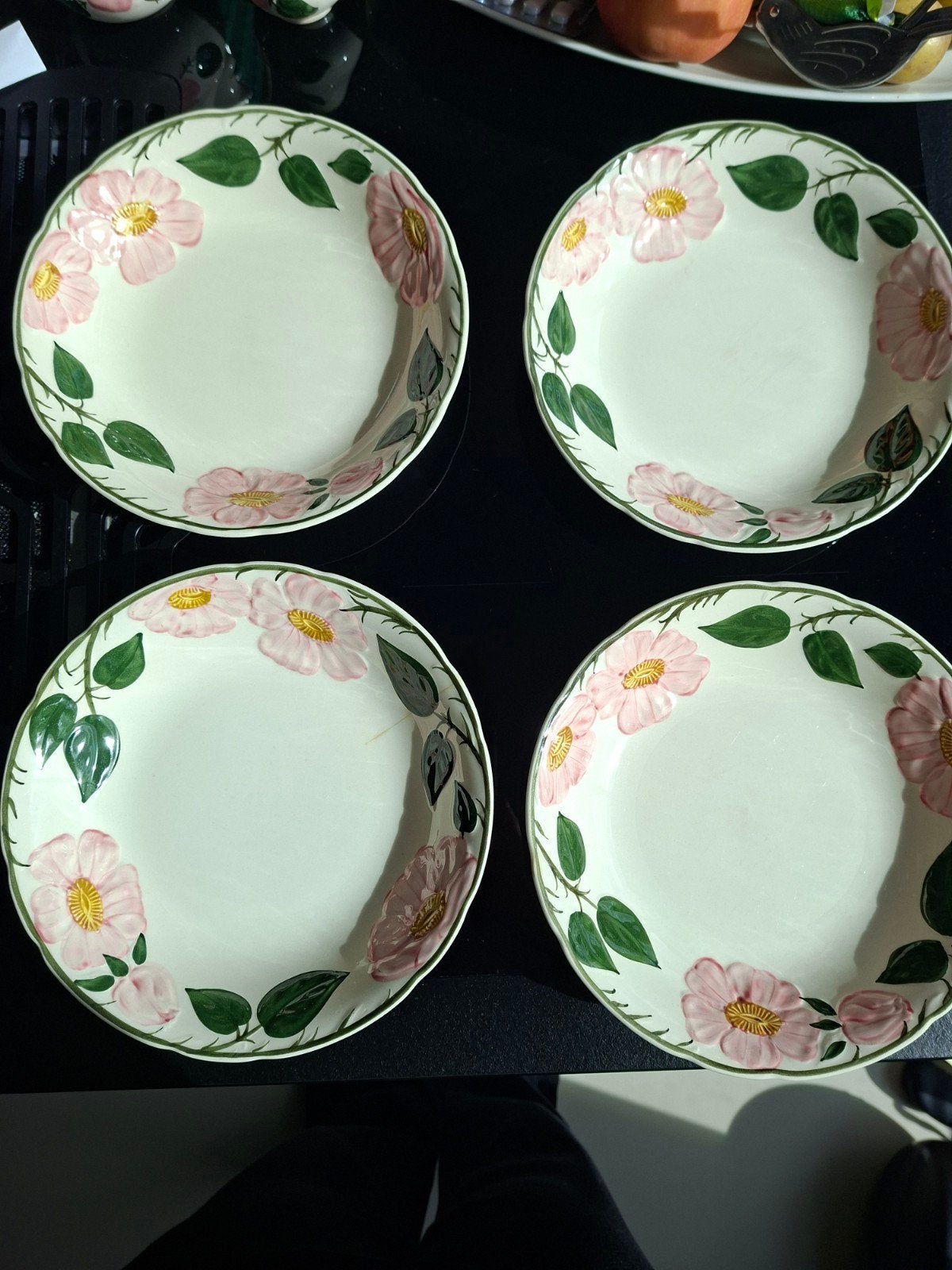 Set van 4 diepe borden Villeroy & Boch Wild Rose, Ophalen of Verzenden