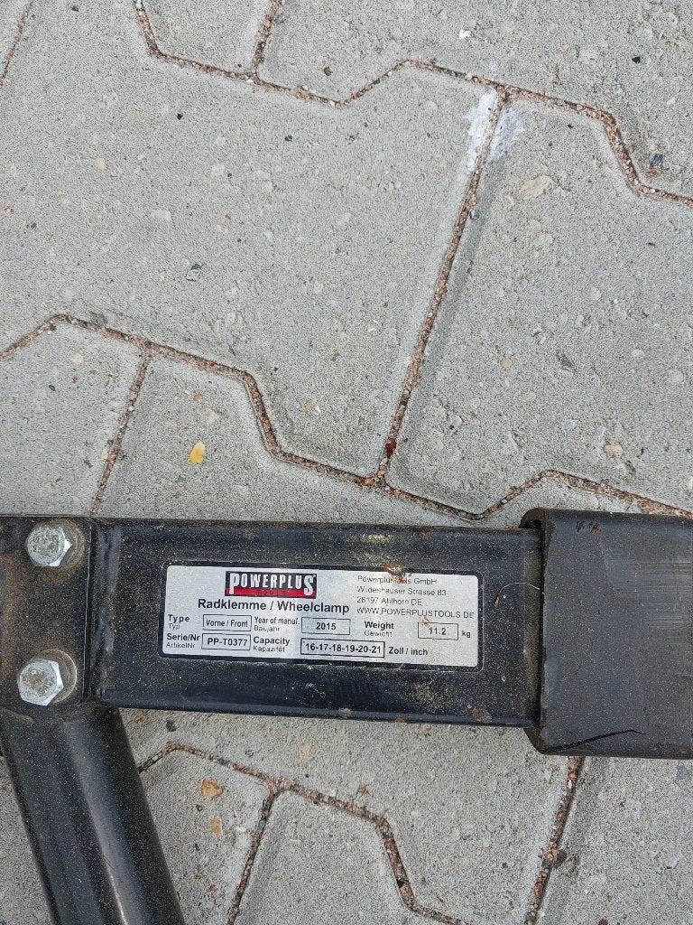 Inrijklem motor, Ophalen, Gebruikt
