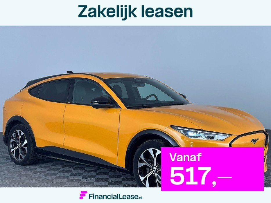 Ford Mustang Mach-E Extended Premium 98kWh | Cyber Orange |, Automaat, 12 maanden, Gebruikt, 1 kg