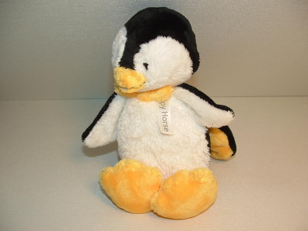 HAPPY HORSE PINGUIN PENGUIN PASCAL NR1 VELOURS, Kinderen en Baby's, Speelgoed | Knuffels en Pluche, Ophalen of Verzenden, Nieuw