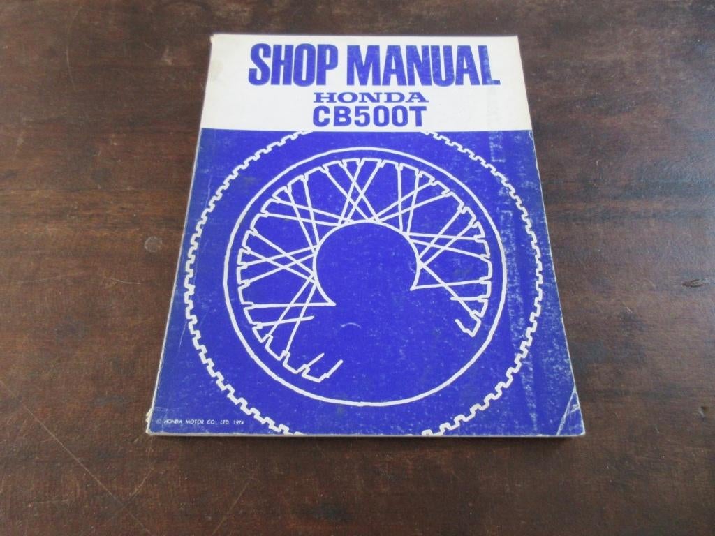 Honda CB500T shop manual werkplaatshandboek, Ophalen of Verzenden, Honda