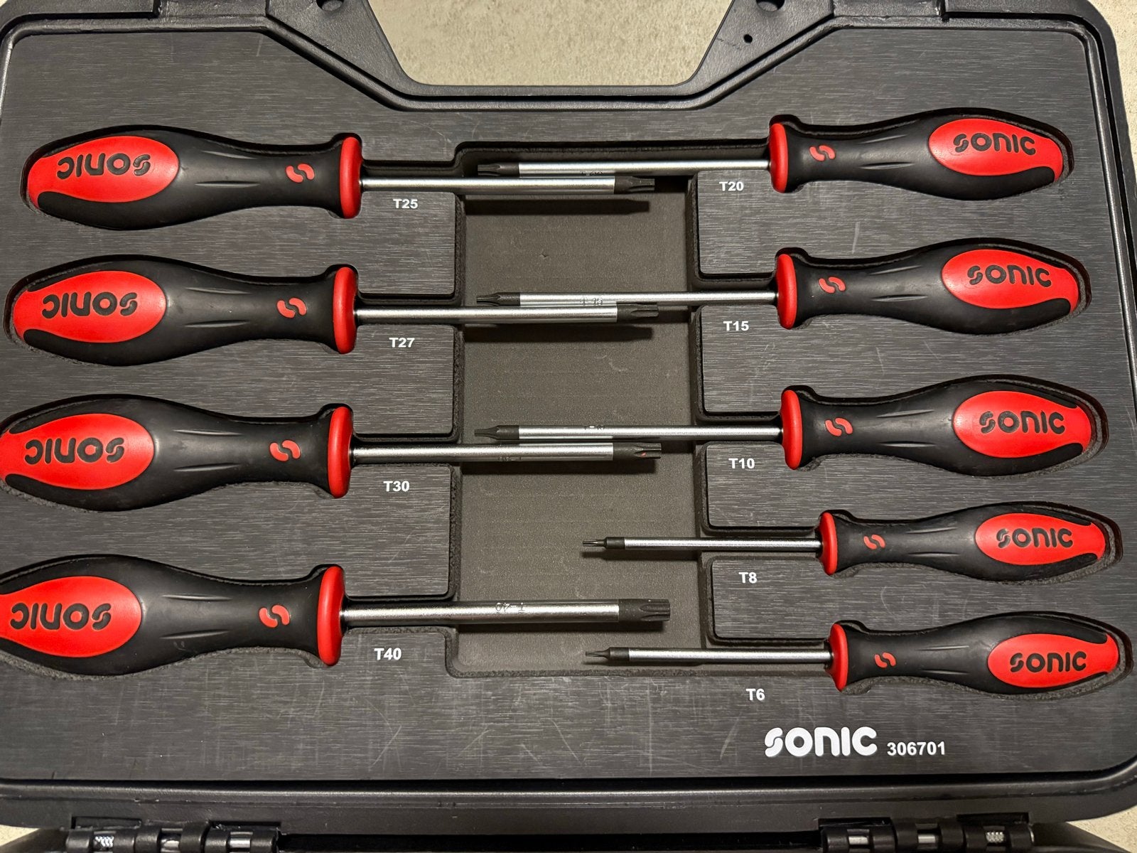 Sonic Torx schroevendraaierset en Torx dopsleutelset, Ophalen, Nieuw, Gereedschapsset, Overige merken