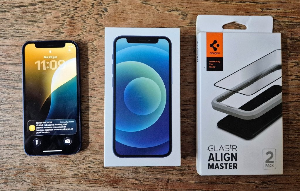 iPhone Apple 12 mini BLAUW, Gebruikt, Ophalen of Verzenden, 64 GB, Blauw