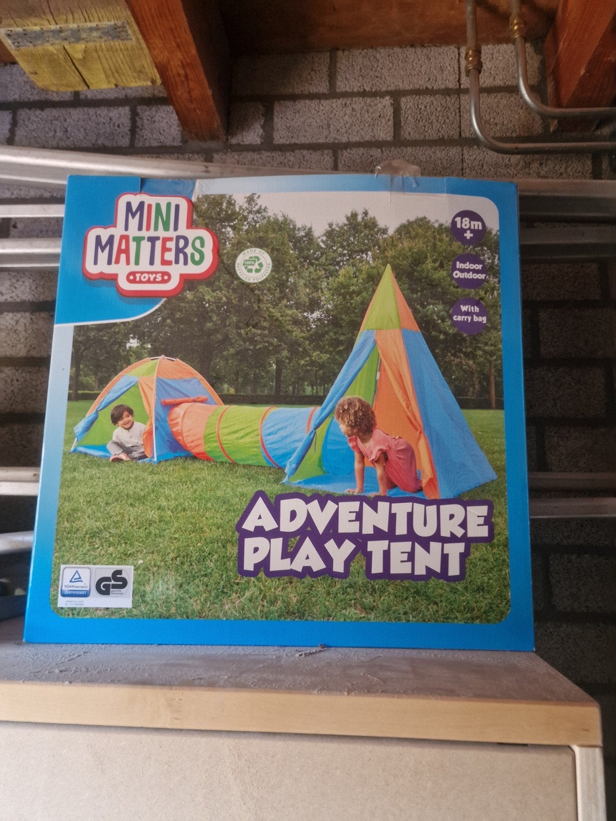 Mini Matters Adventure Speeltent met Tunnel, Kinderen en Baby's, Ophalen of Verzenden, Nieuw