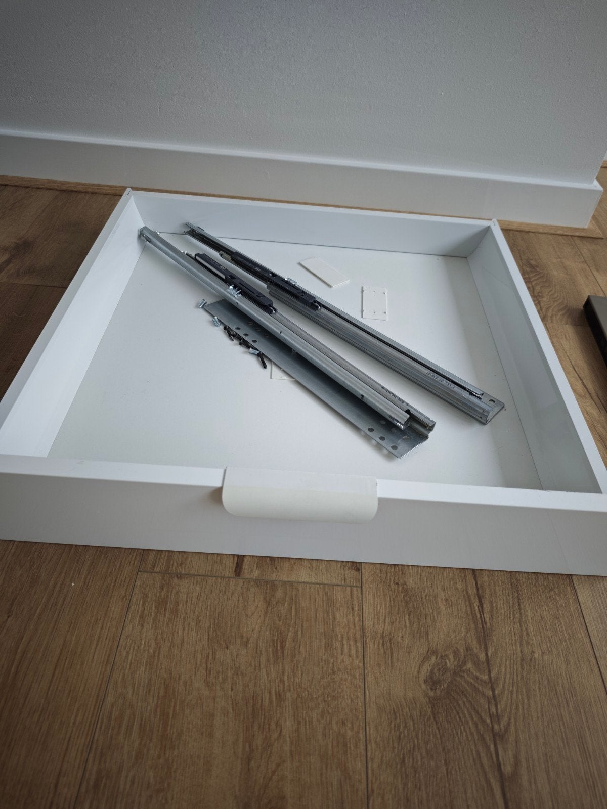 Ikea Method lade wit met rails, Huis en Inrichting, Ophalen, Gebruikt, Wit, 50 tot 100 cm