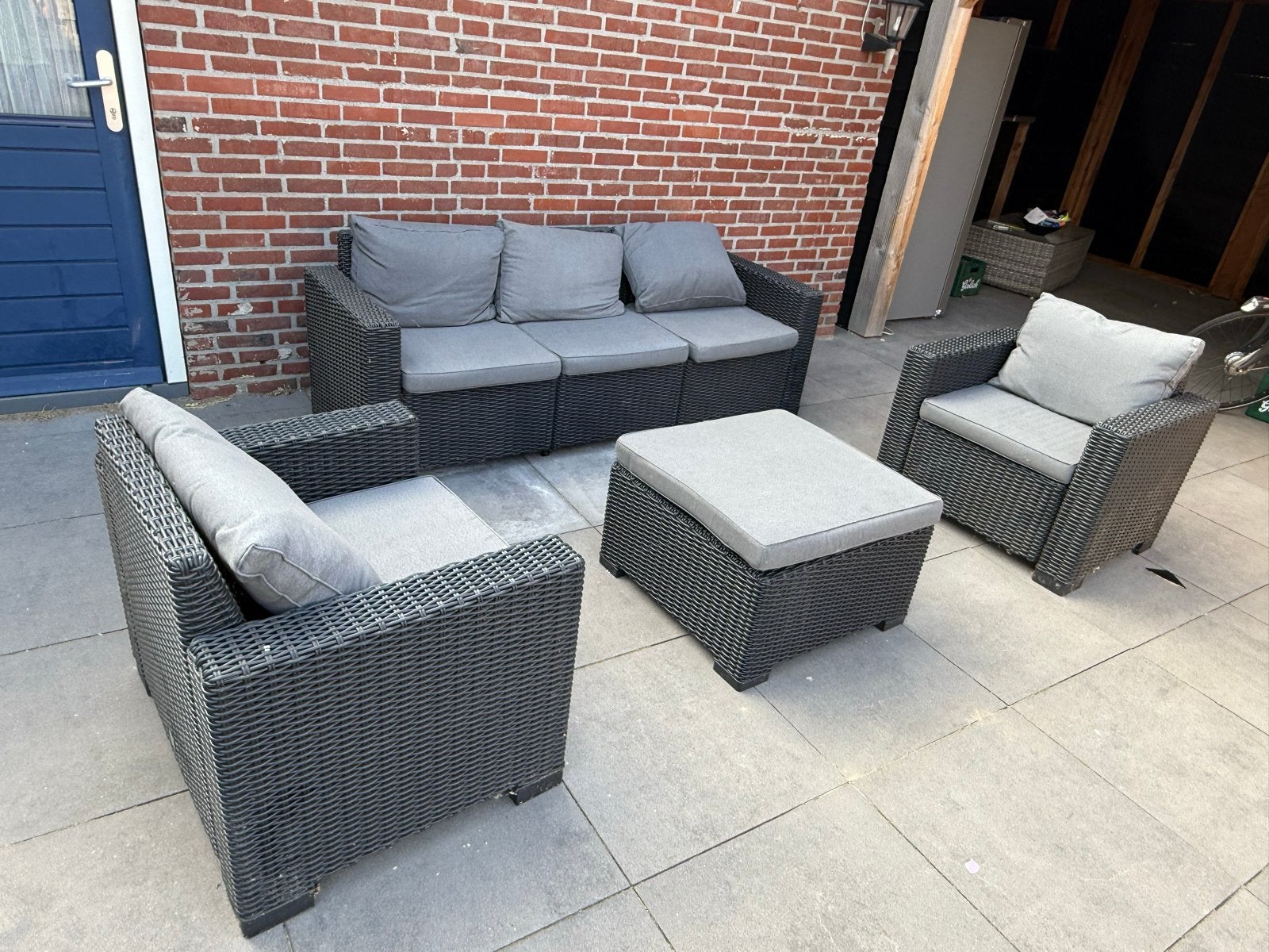 Allibert California loungeset – nette staat, Ophalen, Gebruikt, 6 zitplaatsen, Loungeset