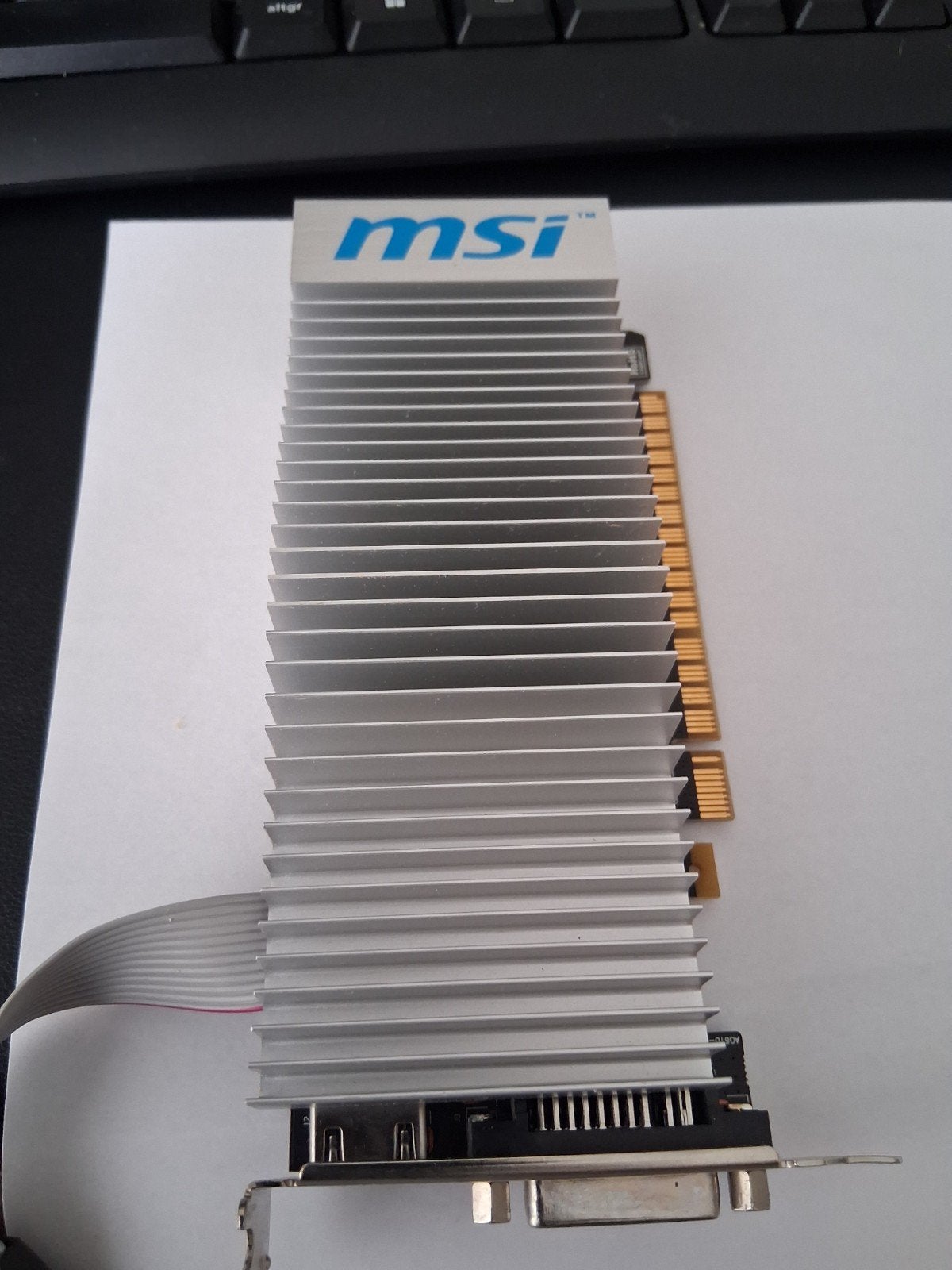 MSI Grafische Kaart met Passieve Koeling, Computers en Software, Videokaarten, Gebruikt, Overige soorten, HDMI, Ophalen of Verzenden