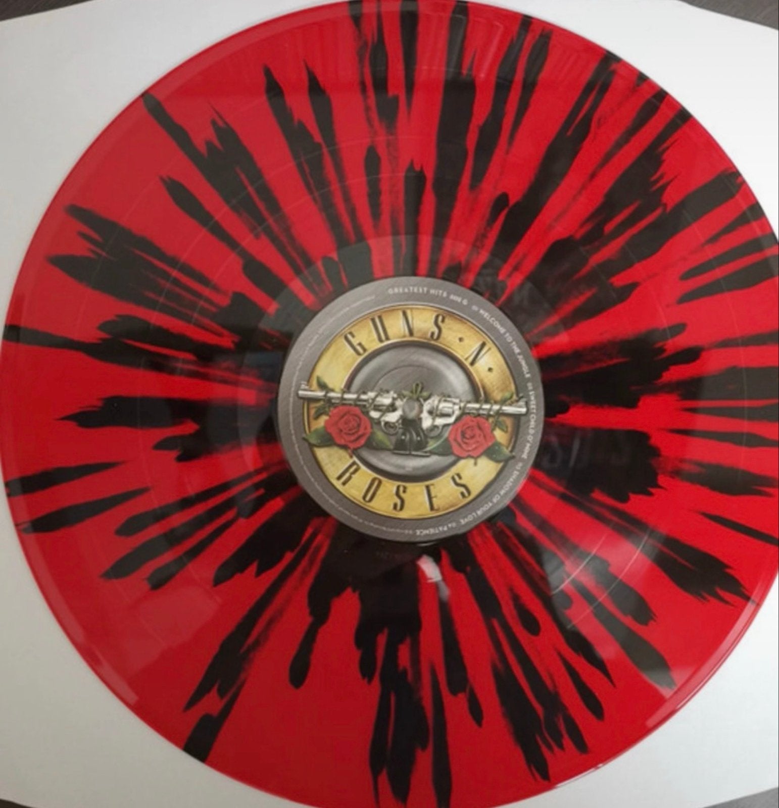 Guns N' Roses - Greatest Hits (Geseald, Rood/Zwart Vinyl), Cd's en Dvd's, LP, Hard Rock, Geseald, Ophalen of Verzenden