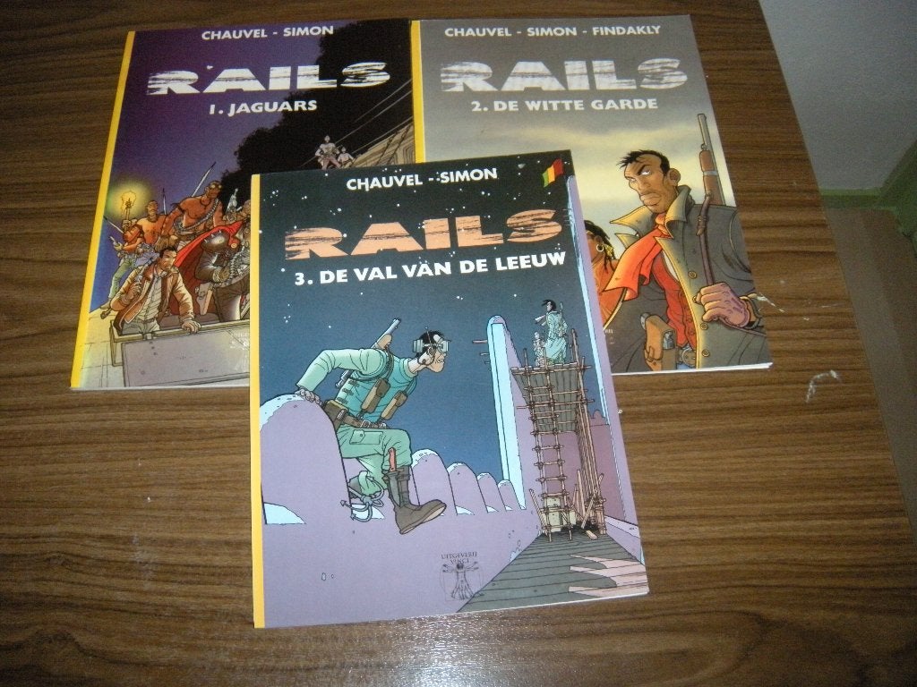 Rails 3 delen SC, Boeken, Complete serie of reeks, Ophalen of Verzenden, Zo goed als nieuw