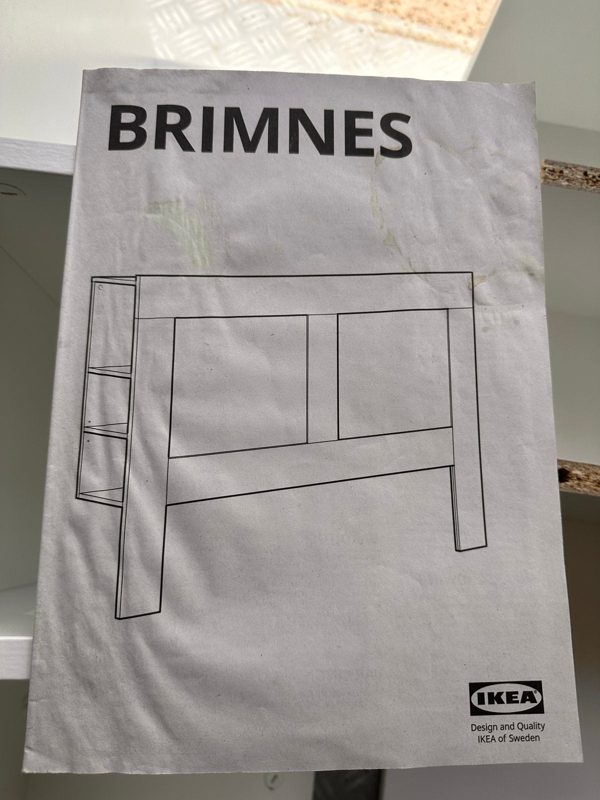 Ikea BRIMNES Ombouw voor bed - Zo goed als nieuw, Ophalen, Zo goed als nieuw, Wit, Hout