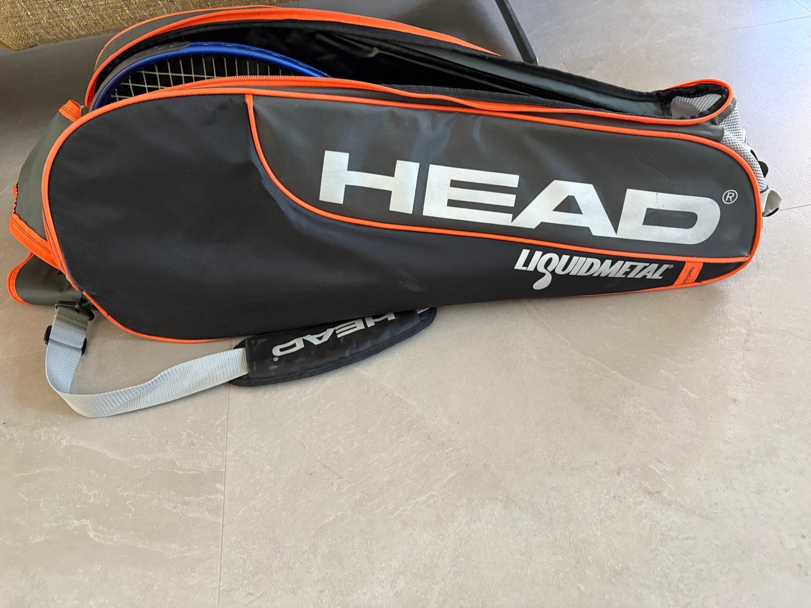 Head Liquidmetal Tas met gratis Prince tennisracket, Ophalen, Gebruikt, Racket, Prince