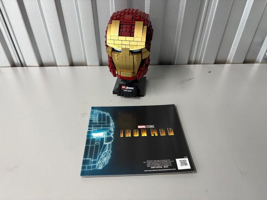 LEGO Marvel Iron Man Helm (76165), Marvel, Lego, Ophalen of Verzenden, Zo goed als nieuw
