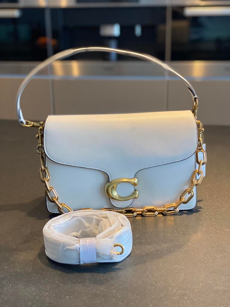 Coach Tabby Shoulder Bag 26, Ophalen of Verzenden, Nieuw, Wit, Schoudertasje