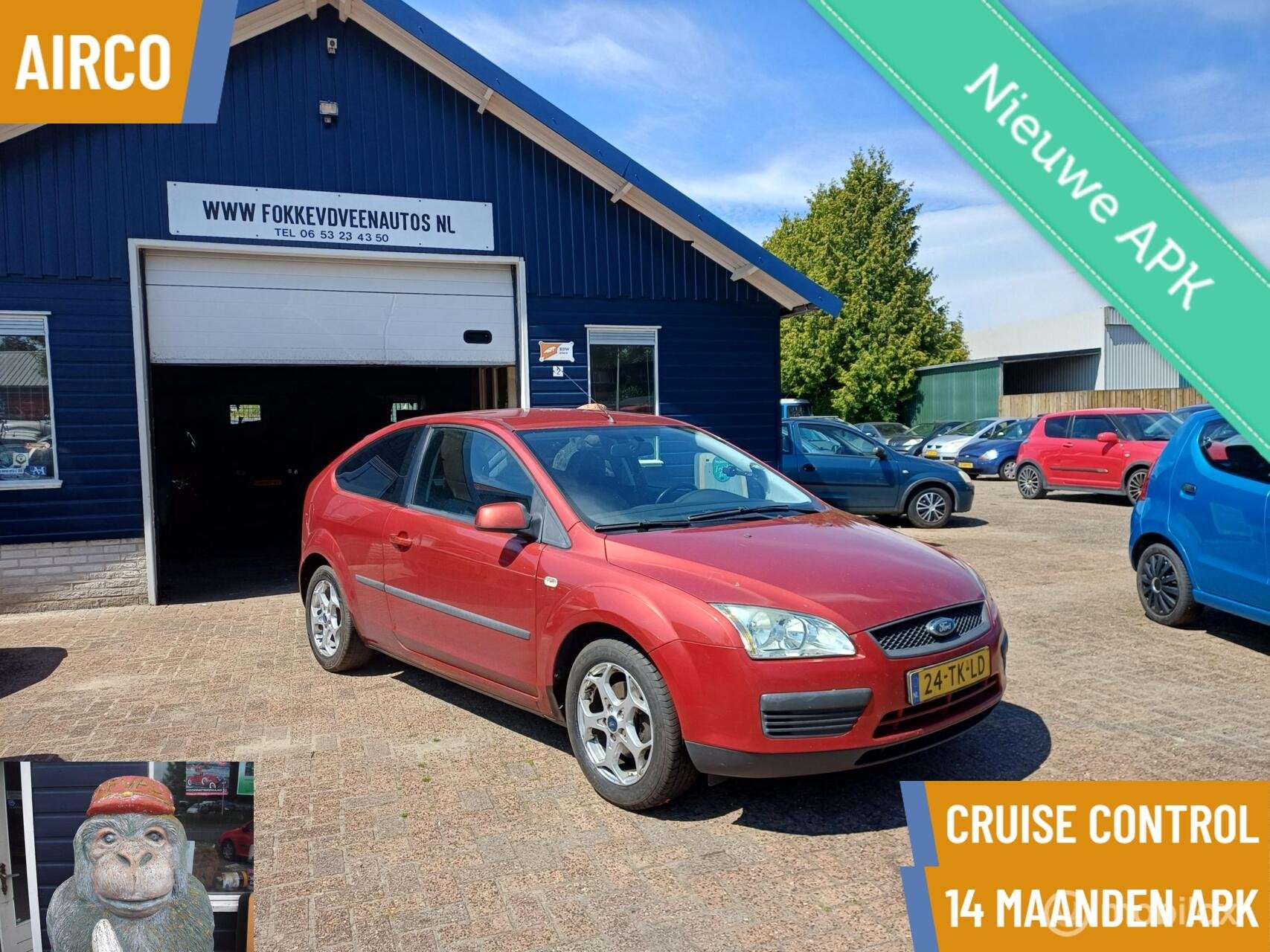 Ford Focus 1.4-16V Ambiente Garantie, alle inruil mogelijk, 15 km/l, Gebruikt, Emergency brake assist, Origineel Nederlands