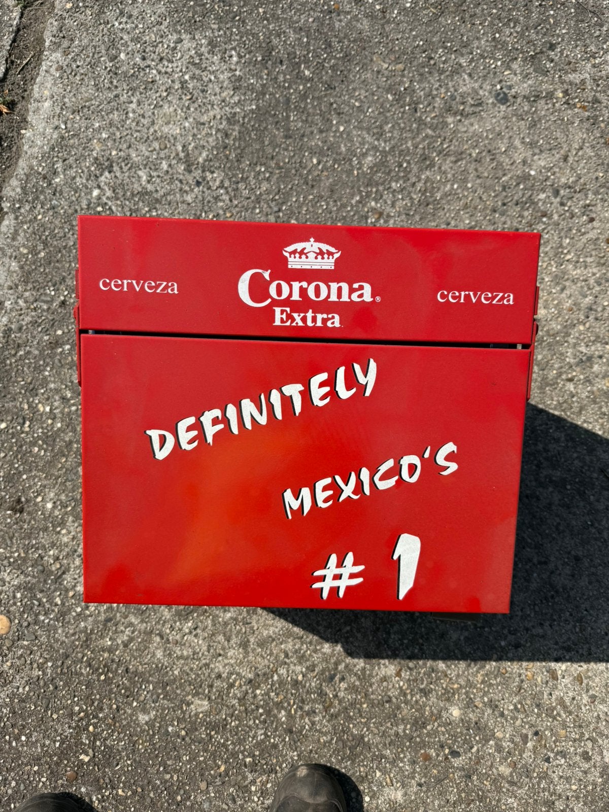 Nieuwe, originele Corona Extra coolbox!, Verzamelen, Ophalen, Nieuw, Reclamebord