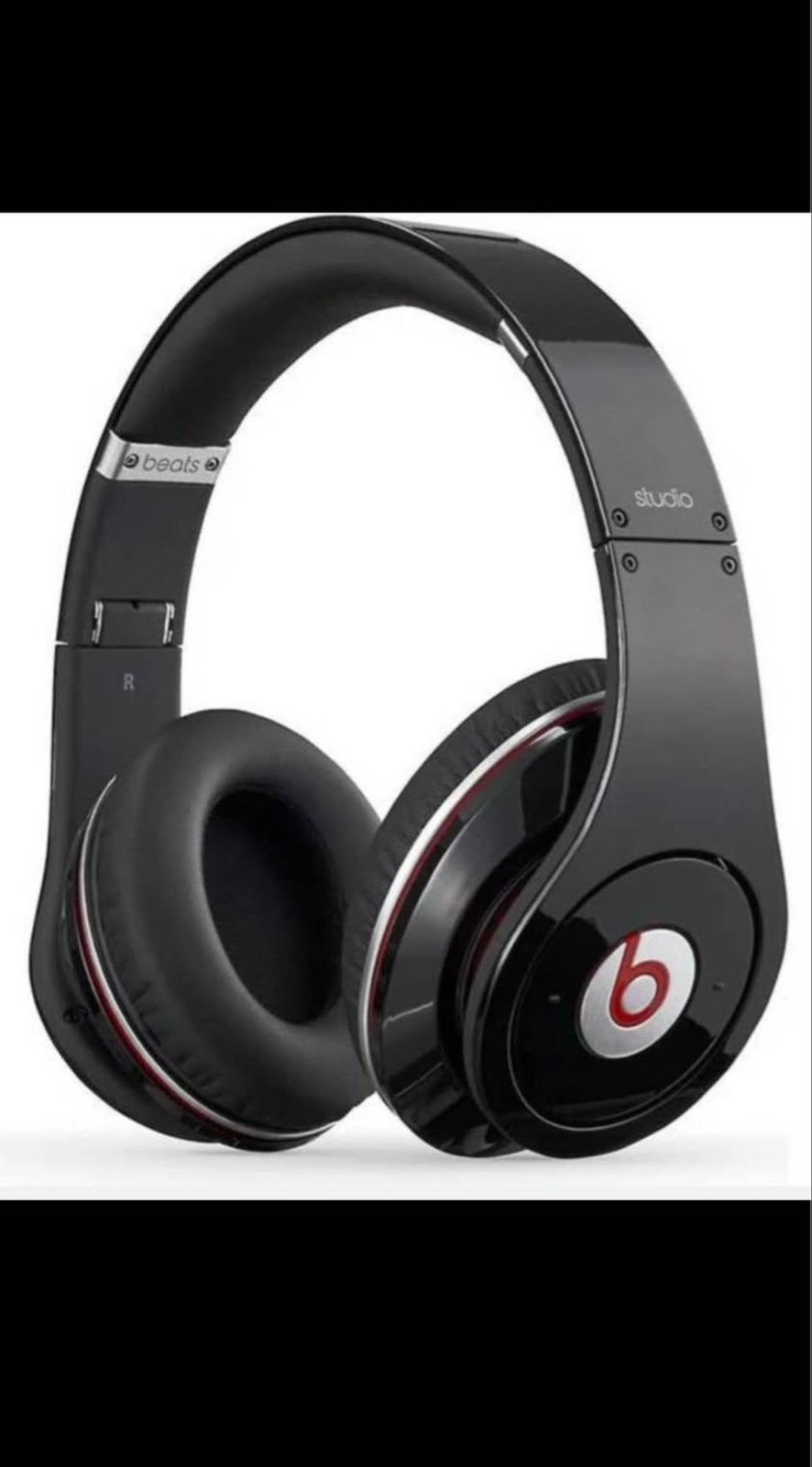 Beats Studio Over-ear Koptelefoon Zwart met Rood Snoer, Audio, Tv en Foto, Koptelefoons, Ophalen, Gebruikt, Beats, Over-ear