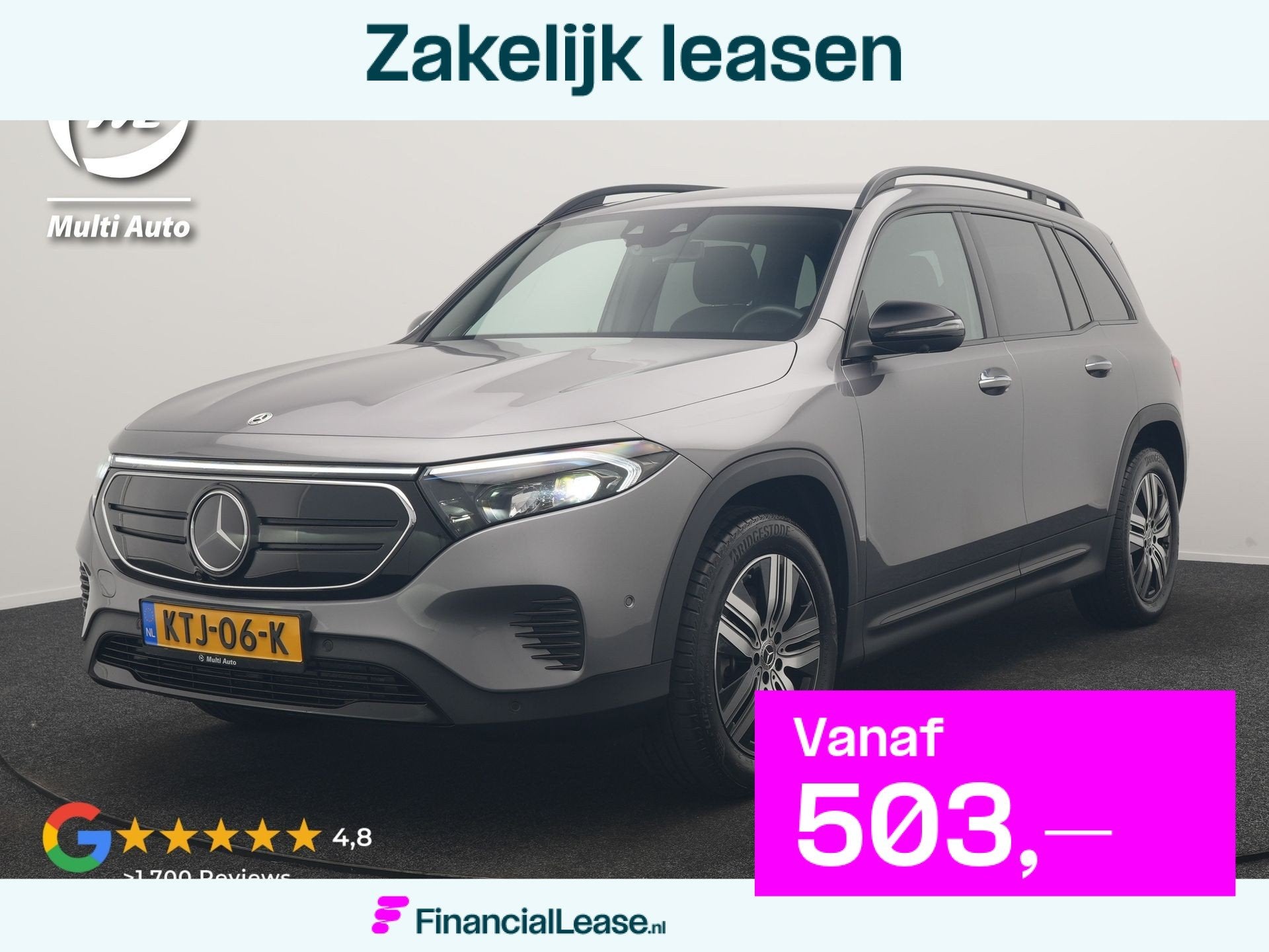 Mercedes-Benz EQB 250+ Luxury Line 74 kWh 191pk Dealer O.H |, Dealer onderhouden, Gebruikt, 190 pk, SUV of Terreinwagen