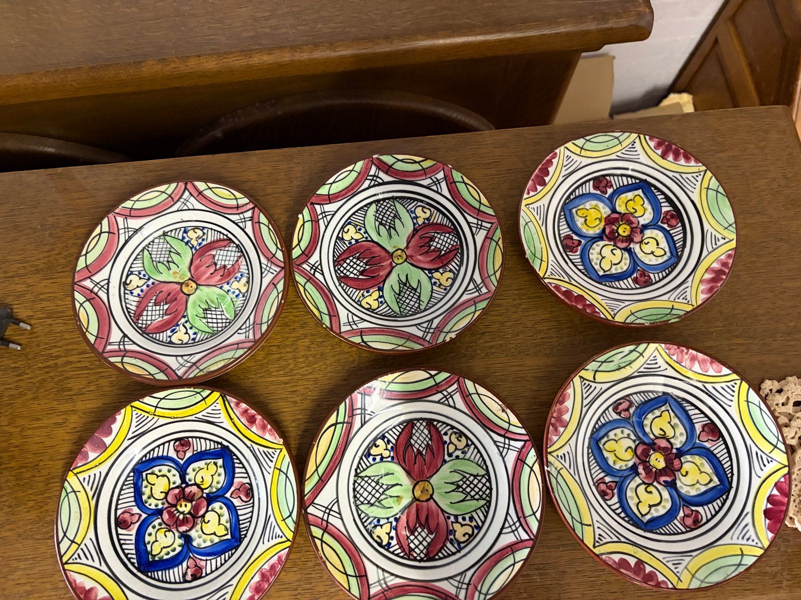 Set van 6 handgeschilderde Marokkaanse schaaltjes, Ophalen