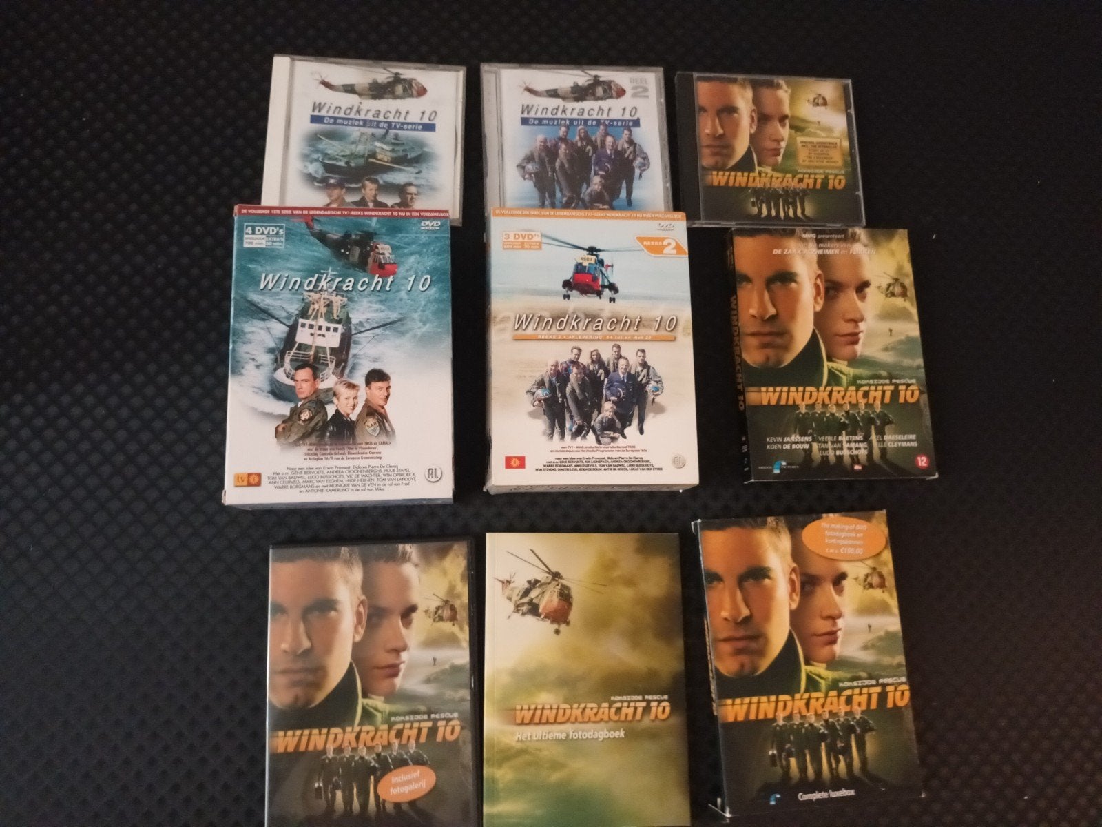 Dvd pakket complete reeks + film + soundtracks Windkracht 10, Alle leeftijden, Verzenden, Zo goed als nieuw