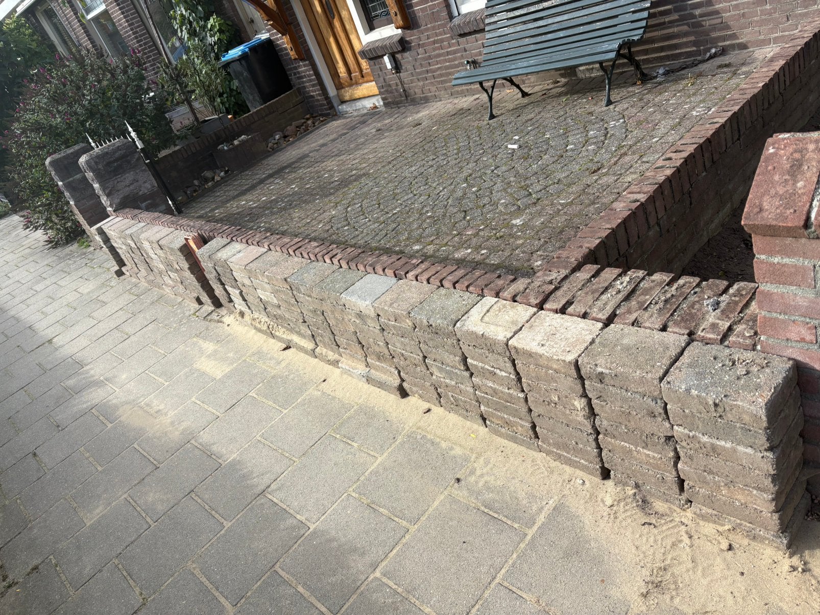 Betonklinkers 20 x 15 cm - Gratis ophalen, Ophalen, Gebruikt, Klinkers, 10 m² of meer