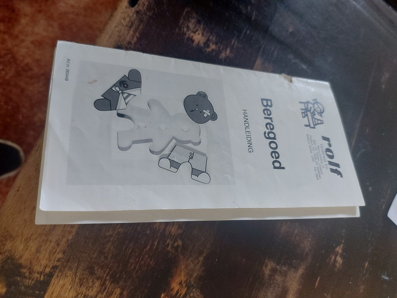 Rolf Combi Dress Berengoed Puzzel - Houten Aankleedbeer, Ophalen of Verzenden
