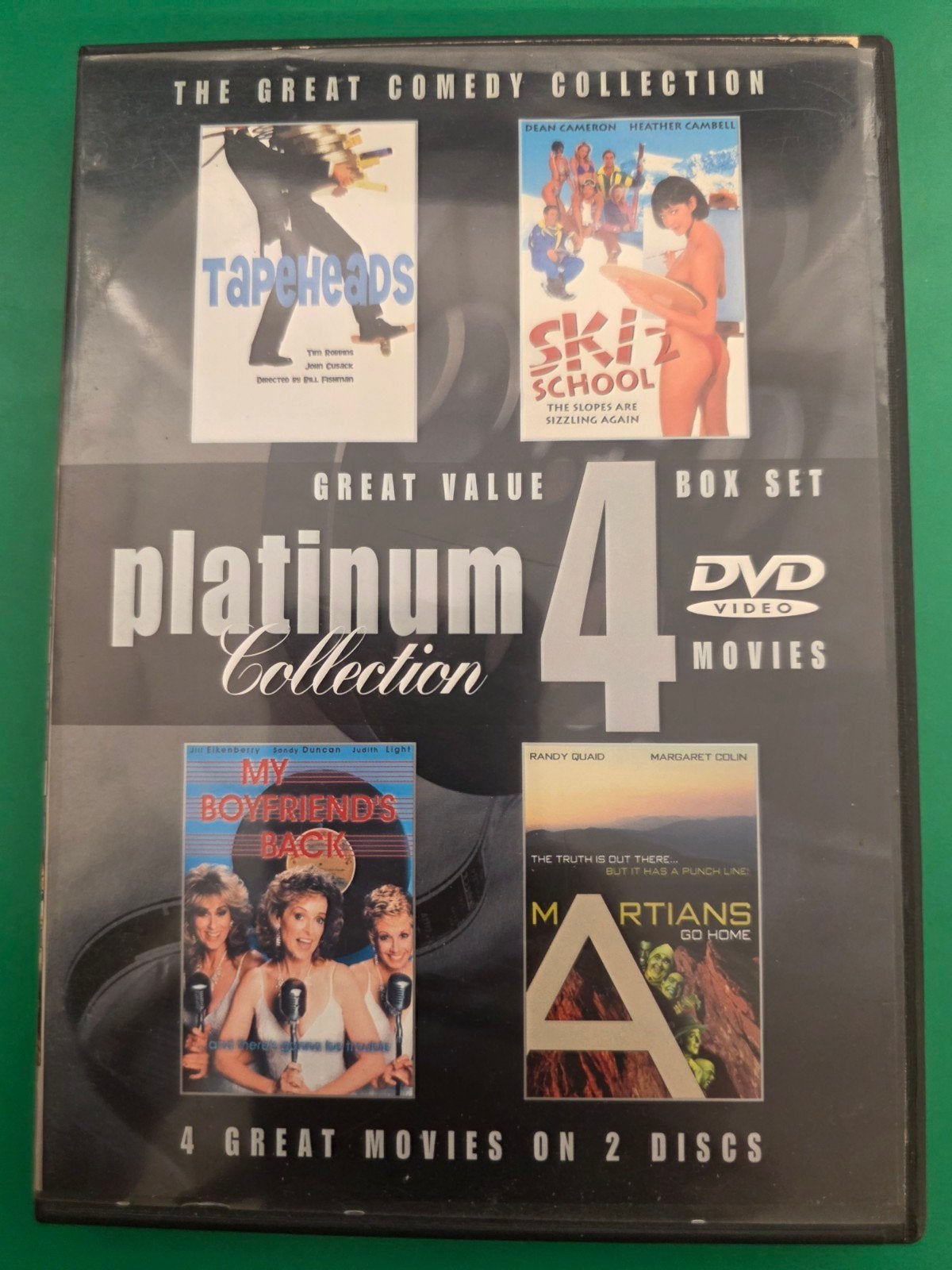 Platinum Collection: 4 Great Comedy Movies DVD Boxset, Vanaf 12 jaar, Ophalen of Verzenden, Gebruikt, Actiekomedie