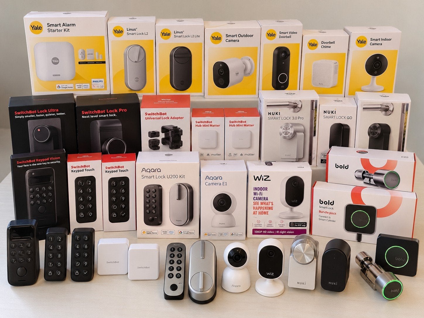 Slimme Deursloten, Smart Locks– Nuki, Yale, Bold, SwitchBolt, Ophalen, Nieuw, Rvs, Slot