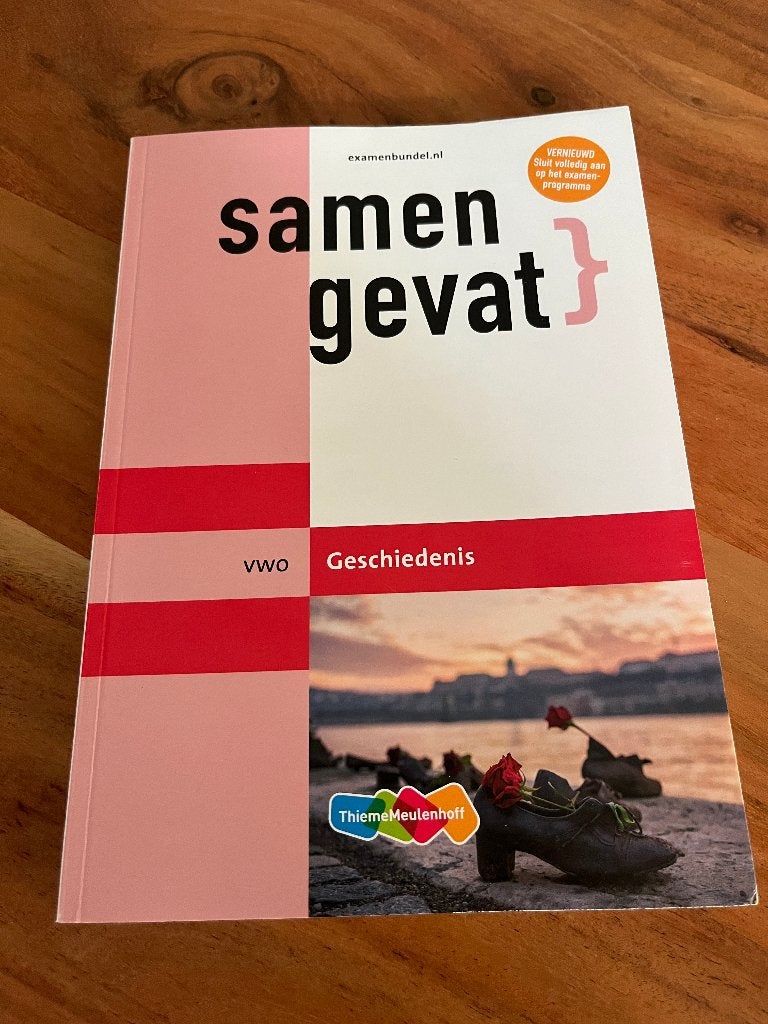 VWO Geschiedenis - Samengevat - In perfecte staat, ThiemeMeulenhoff, Ophalen of Verzenden, Zo goed als nieuw, Alpha