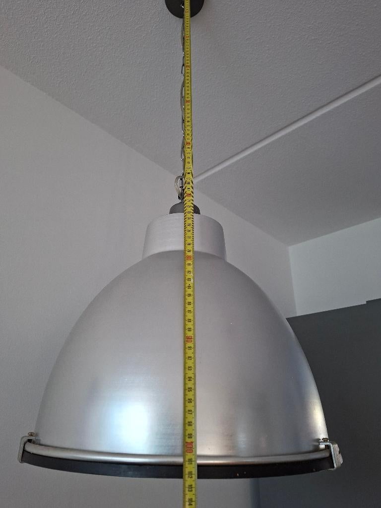 Eettafel lamp, Ophalen, Gebruikt, Glas, 75 cm of meer