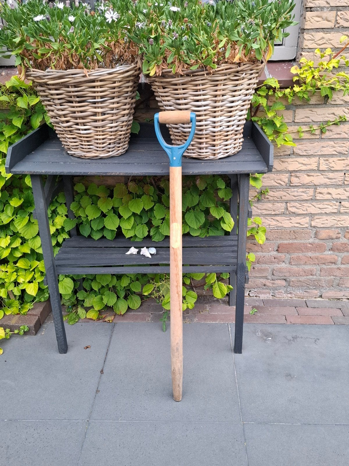 Houten steel met D-handvat voor tuingereedschap, Ophalen, Gebruikt, Overige soorten