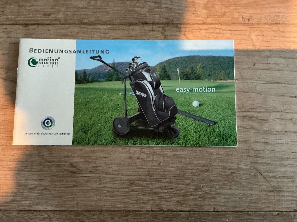 Elektrische Golf Trolley -  merk E-Motion, Ophalen, Gebruikt, Golfkar