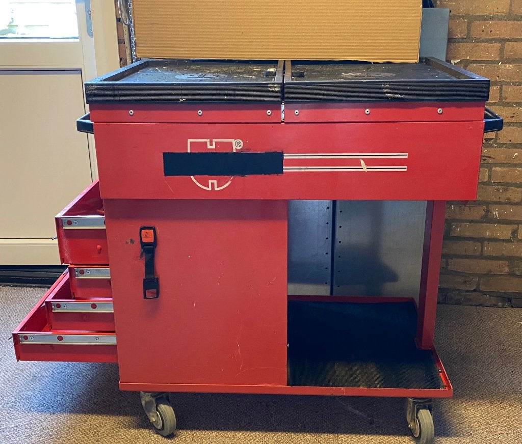 Gereedschapwagen, Ophalen, Gebruikt