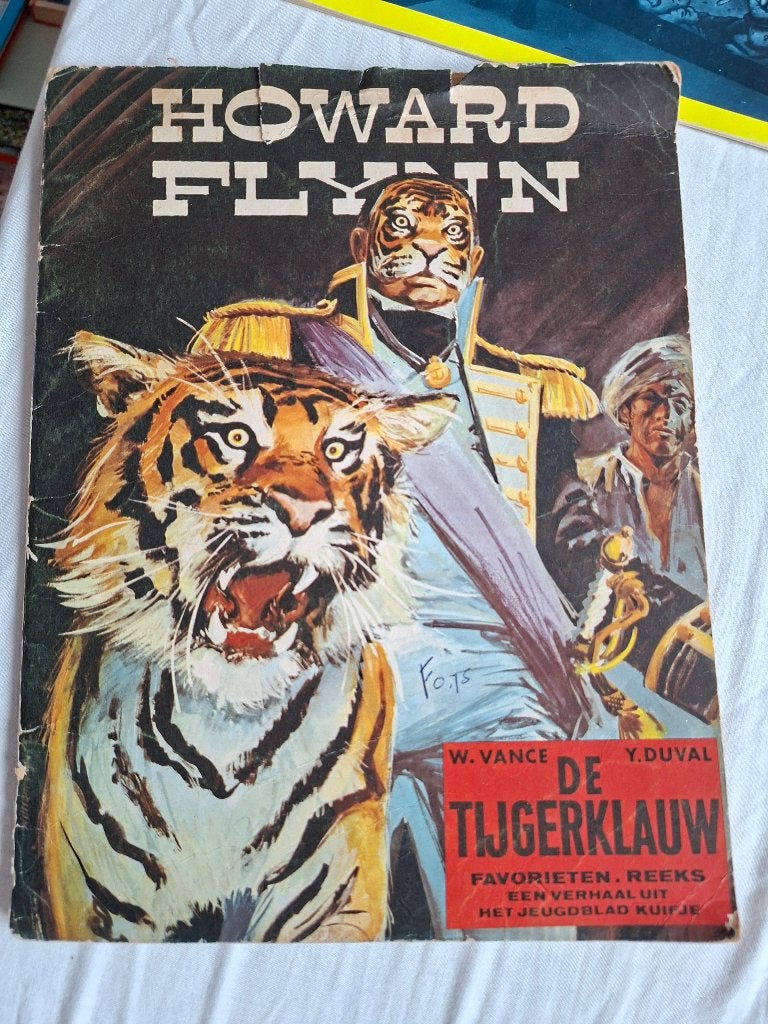 Howard Flynn, de tijgerklauw, Eén stripboek, Ophalen of Verzenden