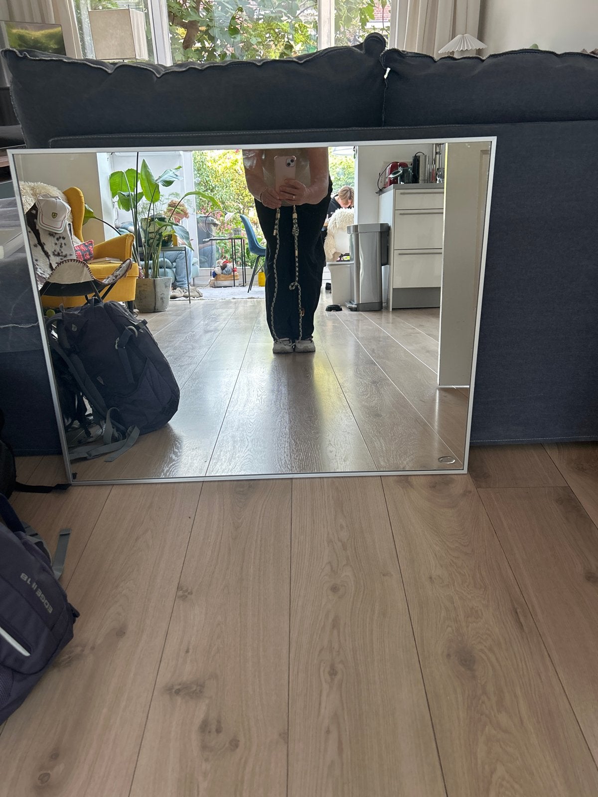 Sanicare Badkamerspiegel gratis, Huis en Inrichting, Ophalen, Gebruikt, 100 tot 125 cm, Minder dan 100 cm