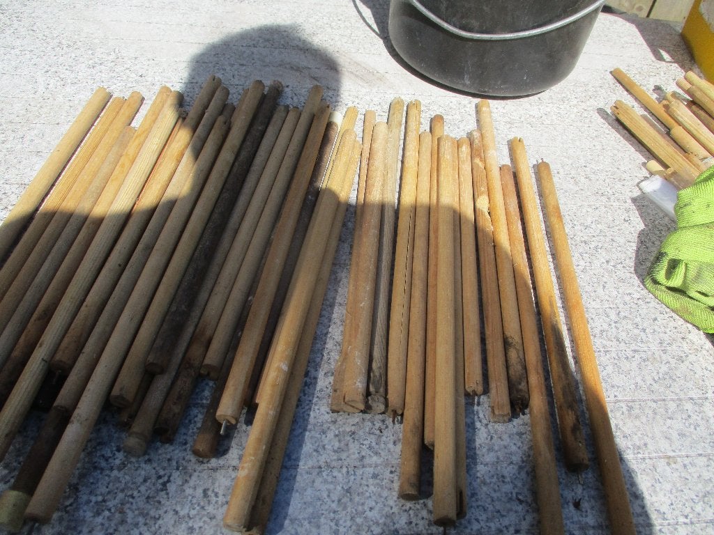 zitstokken      hout, Ophalen, Gebruikt, Kooi-accessoires