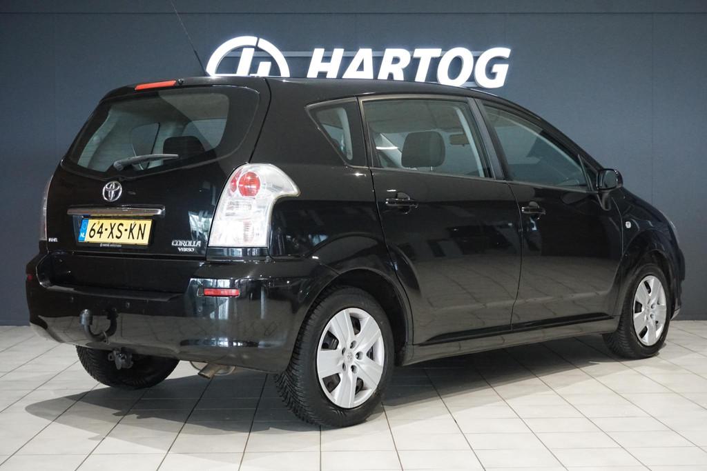Toyota Verso 1.8 VVT-i Sol + DEALER ONDERHOUDEN / TREKHAAK /, Auto's, Gebruikt, 4 cilinders, 129 pk, Zwart