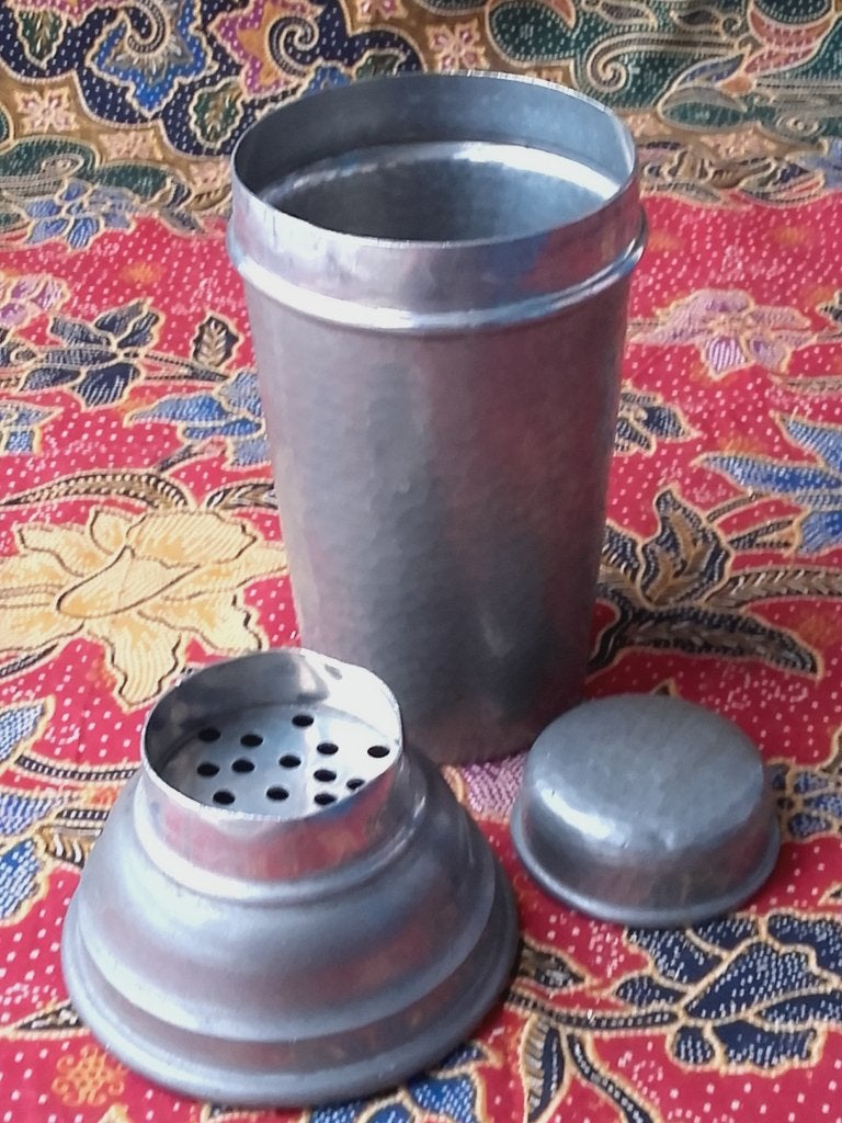 Mooie originele antieke cocktail shaker uit Engeland 19,5 cm, Antiek en Kunst, Ophalen of Verzenden