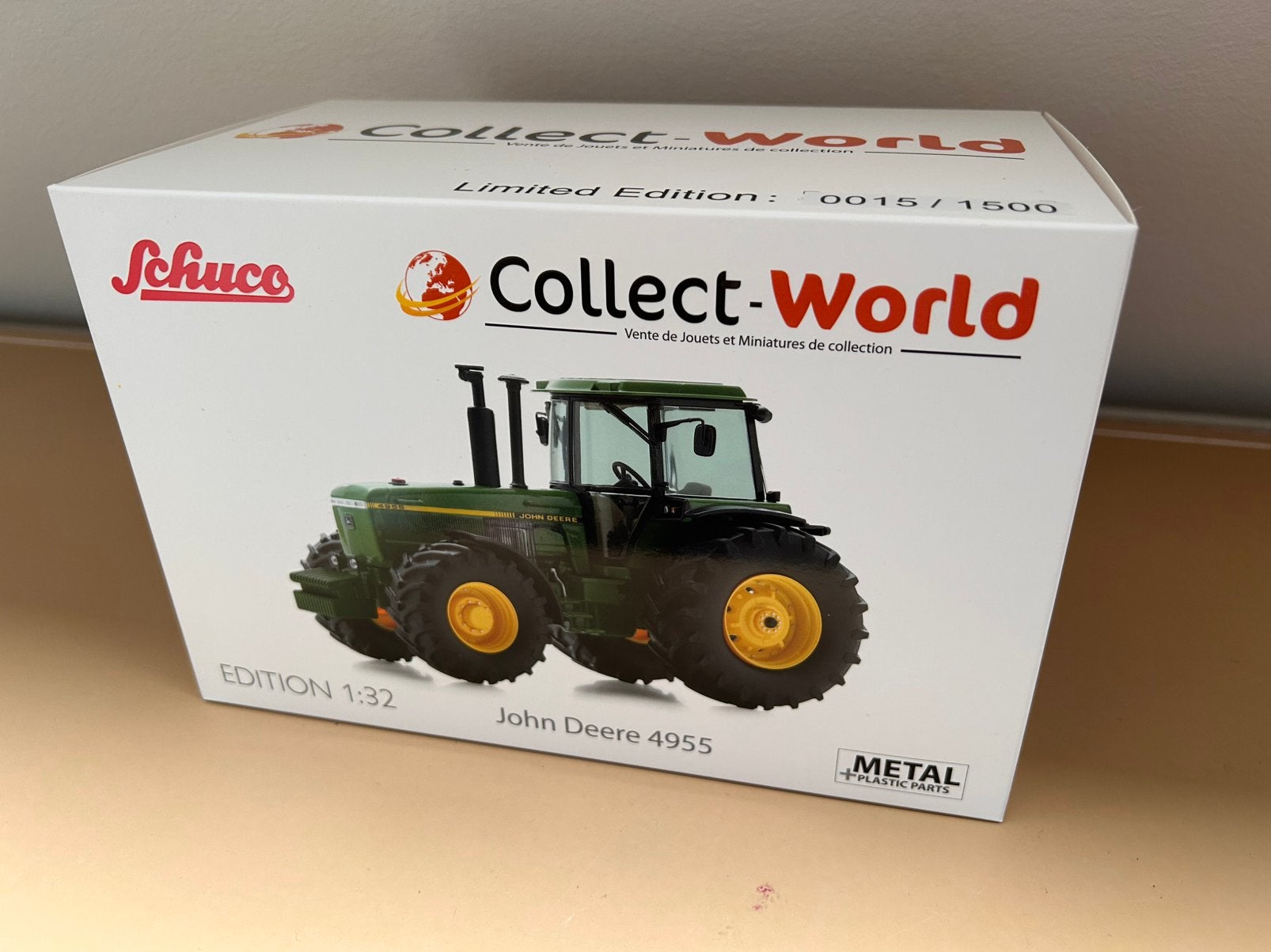 Schuco John Deere 4955, Ophalen of Verzenden, Nieuw, Tractor of Landbouw, Schuco